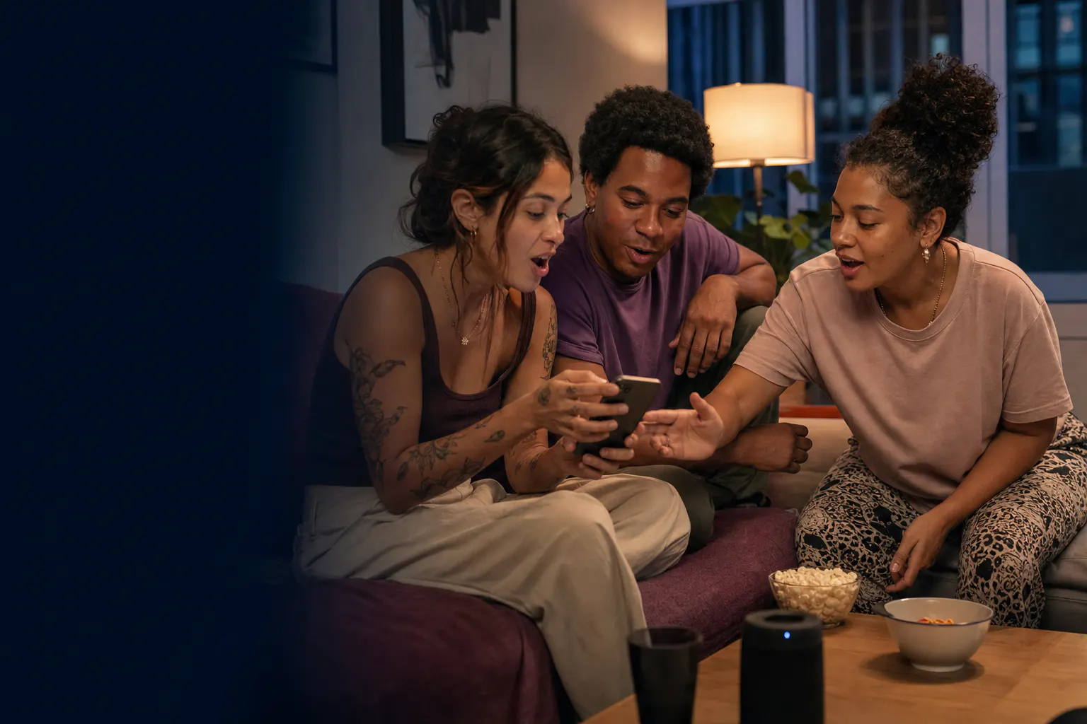 Amigos descobrem juntos vídeos e lives no aplicativo